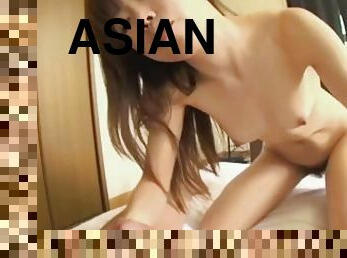 Intese cock riding for a hot asian bitch