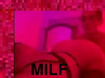 milf gets pussy ate from behind.