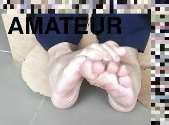 amateur, pieds, trou-de-la-gloire, fétiche, solo