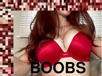 tetas-grandes, pelirroja, tetas, dominación-femenina, calientapollas