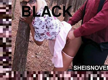 Hot Black Nerd Stepdaughter Fucking In Wilderness Standingup Stepdad Pounding Her Hardcore By Msnovember