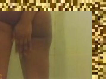 Ebony ass taking a shower  getting ready for that pounding series episode 1