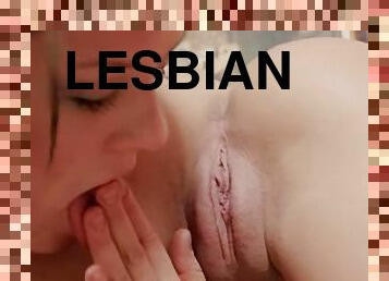 masturbation, chatte-pussy, babes, lesbienne, doigtage, blonde, pute, par-voie-orale, petite, brunette