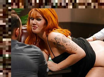 Big ass redhead shemale cheating on hubby - Cuckold Casino with Jay Tee