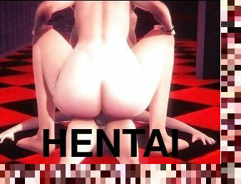 teta-grande, masturbação, orgasmo, chupanços, hardcore, penetração-de-braço, anime, hentai, 3d, mamas