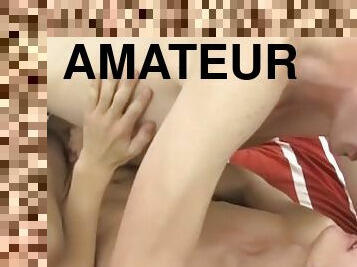 Amateurs Garrett Emerson and Corey Clark anal breed hardcore