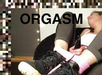 orgasme, sport, ados, bdsm, culotte, fétiche, solo, bondage, soutien-gorge, séance-dentraînement