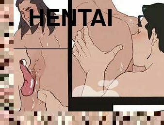 gay, animatie, hentai