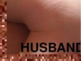 Husband films me fucking friend
