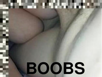 Big titty women sucks dick