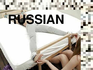 Russian Girl Tickled