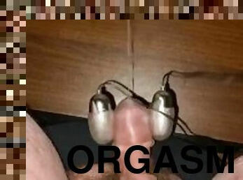 orgasme, moden, udløsning, bøsse, sperm, solo, nosser, bord, pik