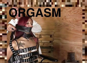 Lezdom - Orgasm Torture In Chair