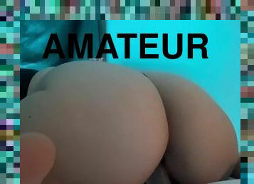 masturbation, amateur, ados, jouet, chevauchement, gode, solo, goth