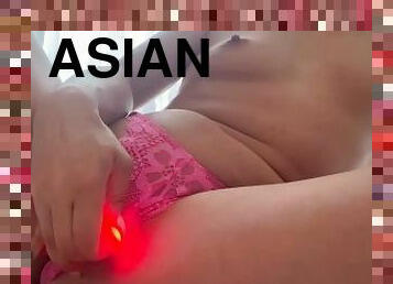 asia, mastubasi, vagina-pussy, amatir, mainan, ketat, seorang-diri