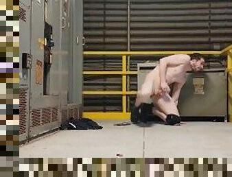 masturbation, public, ejaculation-sur-le-corps, gay, solo