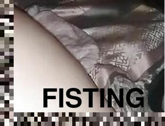 fisting, orgasme, fisse-pussy, amatør, fetish, våd, tatovering