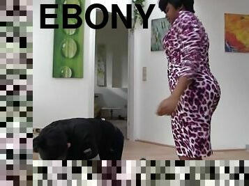 ebony mistress kick slave