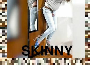 Boy Hanging Wedgie in Skinny Jeans