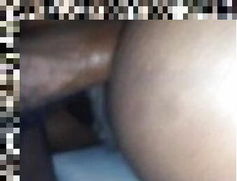 Dick in ebony ass