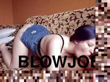 Blowjob from a hot slut