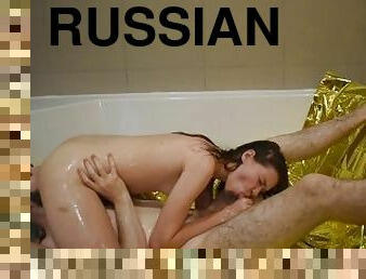 Hot Russian Girl Enjoys How Sex In Bath