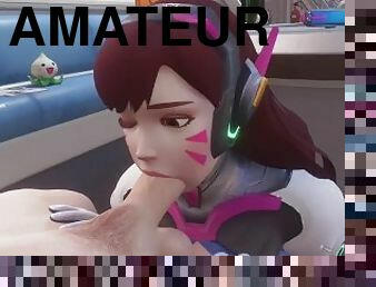 Dva Amateur Blowjob Animation 3D