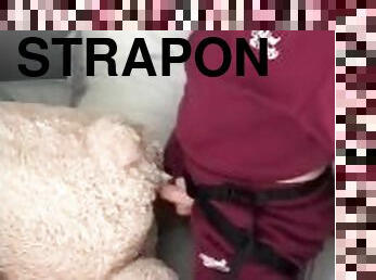 strapon, amatør, anal, kæmpestor-pik, teenager, arabisk, creampie, røv-butt, hanrej, pik