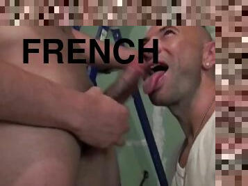 énorme-bite, gay, massage, française, minet, tatouage, bite, dure