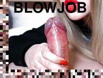 blowjob-seks-dengan-mengisap-penis, deepthroat-penis-masuk-ke-tenggorokan, kaki, sperma, manis, basah, pengisapan