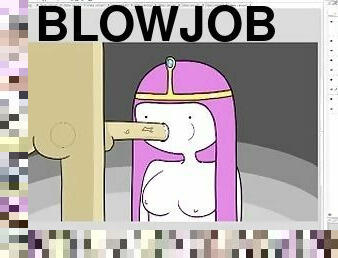 Drawing Princess Bubblegum Sucking Cock