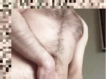 poilue, masturbation, amateur, ejaculation-sur-le-corps, énorme-bite, française, secousses, première-fois, solo, réalité