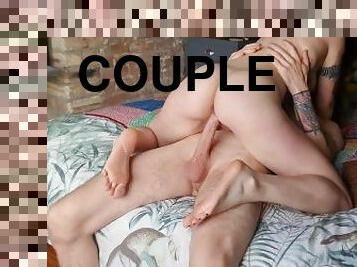 orgasme, vagina-pussy, amatir, blowjob-seks-dengan-mengisap-penis, buatan-rumah, pasangan, bersetubuh, menunggangi, kecil-mungil, cowgirl-posisi-sex-wanita-di-atas-pria