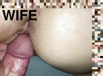 papa, énorme, chatte-pussy, femme, ejaculation-sur-le-corps, énorme-bite, milf, maman, ejaculation, pute