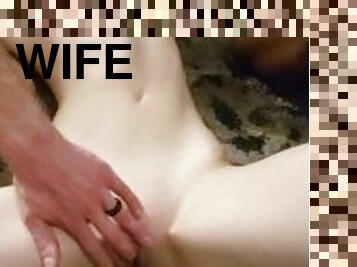 Naughty Wife Lets Husband and His Friend Caress Her Naked Body