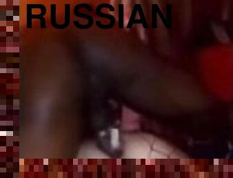 DRILLED  my RUSSIAN Flatmate wife ASS HOLE/ ANAL SEX