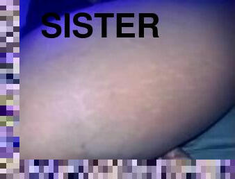 Stepsister  first time with toy