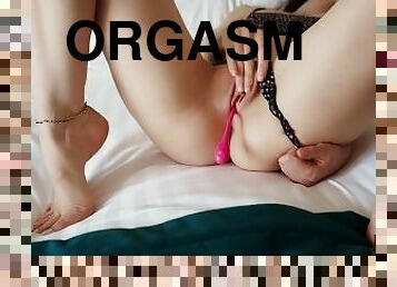 mastubasi, orgasme, vagina-pussy, permainan-jari, sperma, teransang, cantik-pretty, seorang-diri