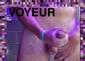 baignade, masturbation, amateur, ejaculation-sur-le-corps, gay, cam, voyeur, secousses, douche, musclé