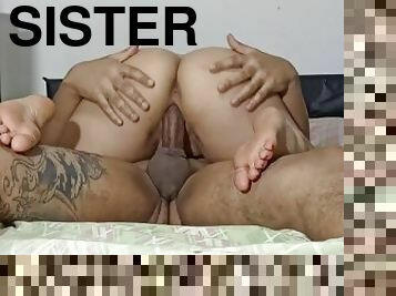 rumpe, pussy, kone, amatør, stor-pikk, tenåring, mamma, creampie, brasil, cum