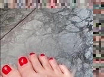 HUGE GianTESS feet in CUM. She's going to STOMP on you! ????????????????????????????????????????????????
