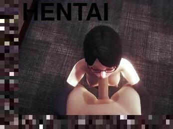 Naruto Hentai - Sarada Blowjob with POV (Uncensored)