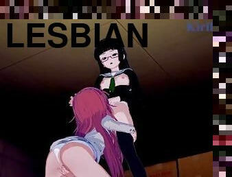 orgasm, bunaciuni, lesbiana, adolescenta, cu-degetelul, animatie, hentai, 3d, tate-mici