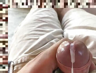 Close up Slow Motion Cumshot POV Solo HD Handjob Uncut Cock