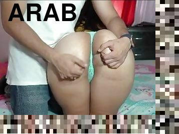 buntut, amateur, buatan-sendiri, arab, perempuan-besar-and-gemuk, gempal, punggung-butt