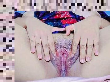 JOI  MILF panocha peluda después de bañar