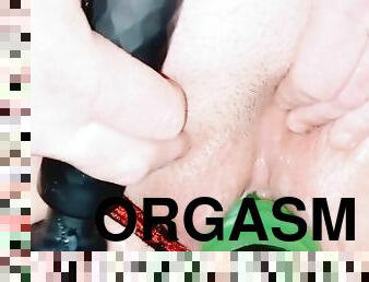 masturbación, orgasmo, squirting, amateur, chorro-de-corrida, juguete, hardcore, regordeta, consolador, cañero