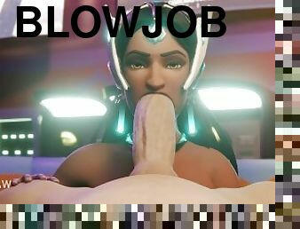 Symmetra Tastes your Lardge Big Dick in POV. GCRaw. Overwatch