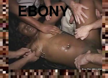 negra-ebony, adolescente, gangbang, negra, zorra-slut