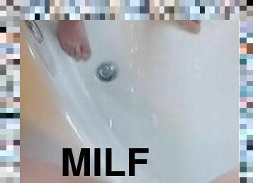 mandi, kencing, vagina-pussy, amatir, sayang, jenis-pornografi-milf, pelacur-slut, mandi-shower, basah, berambut-cokelat